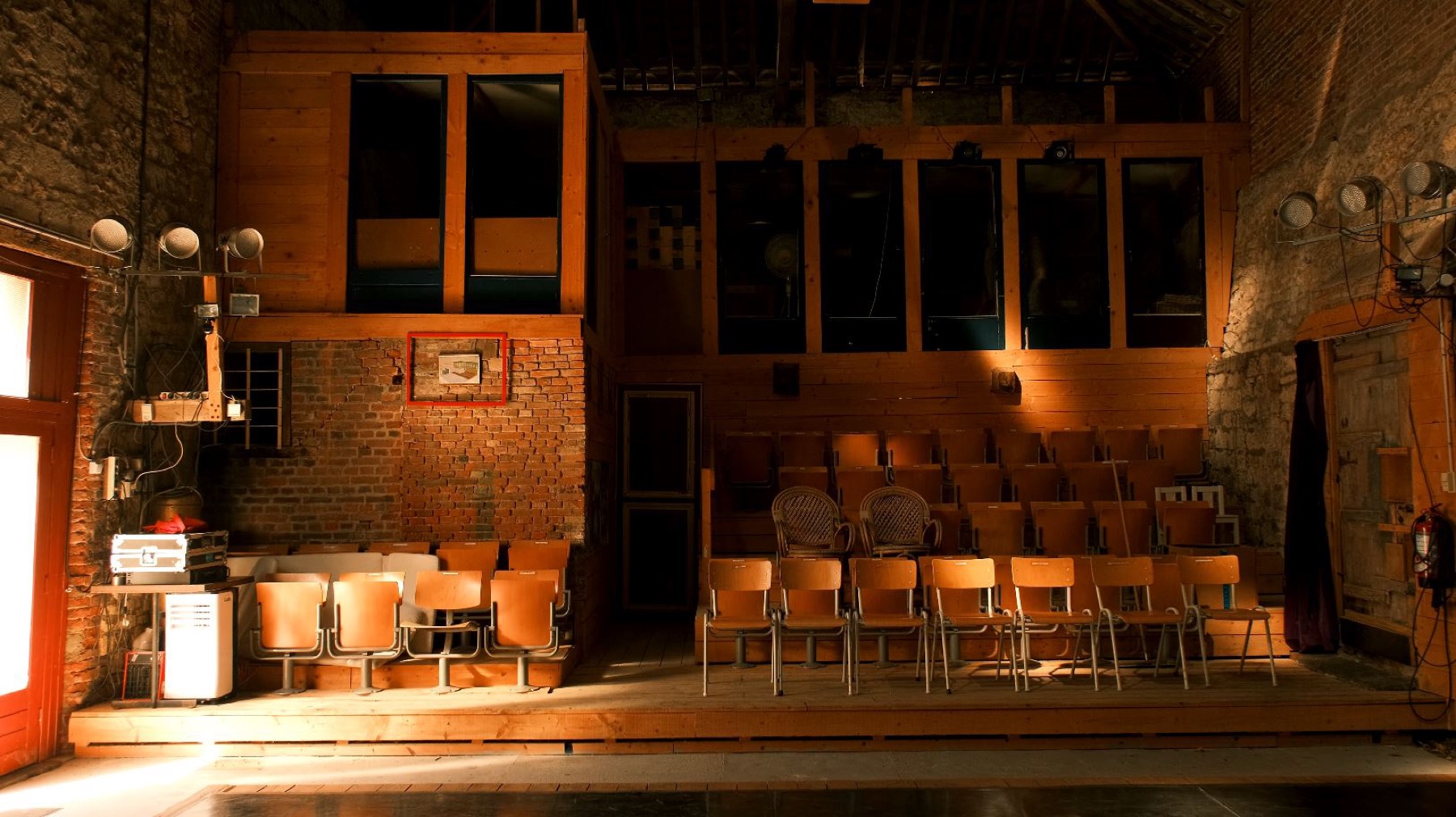 Theaterzaal — de tribune